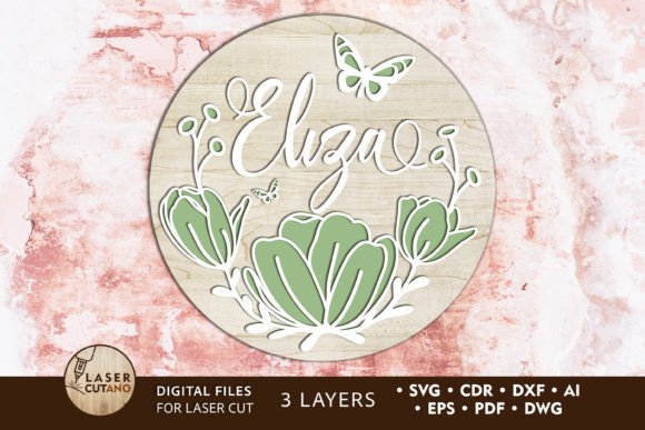Custom Wall Panel, Flower Ornament