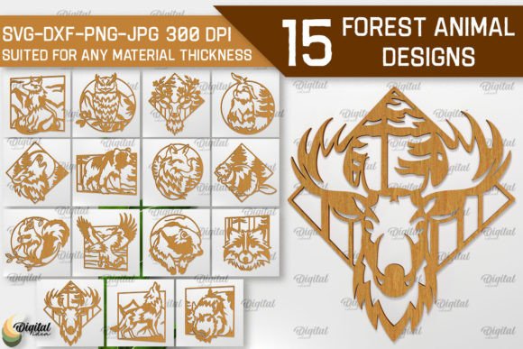 Enchanting Forest Art: A Laser Cut Design Bundle