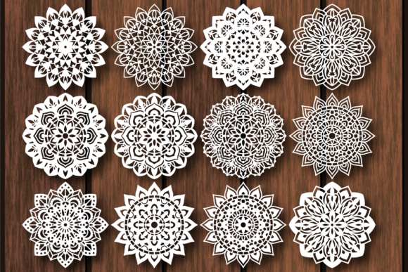 Explore Versatile Mandala Templates for Paper, Vinyl, and Laser Cutting