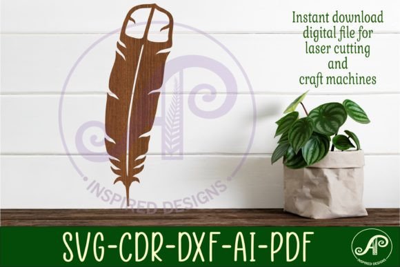 Huia Feather Design 3 Wall Sign 40cm