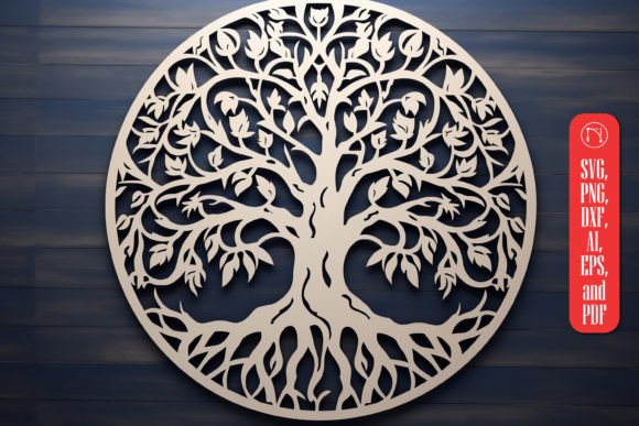 Tree of Life Laser Cut Files: Nature's Intricate Beauty
