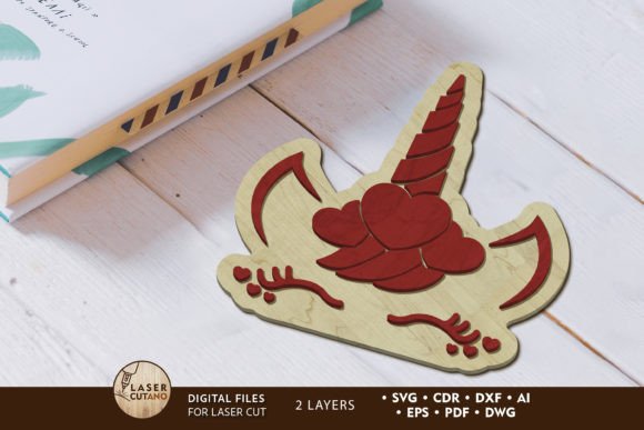 Unicorn Decorative Laser Cut Template: Enchanting Designs for Every Project